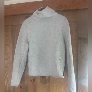 Nike cowl neck top cropped in the back longer in the front